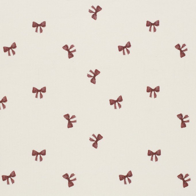 Rippstrick Jersey Stoff - Bordeaux Schleife Rippstrick Jersey Stoff - Bordeaux Schleife - (Jersey Stoffe)