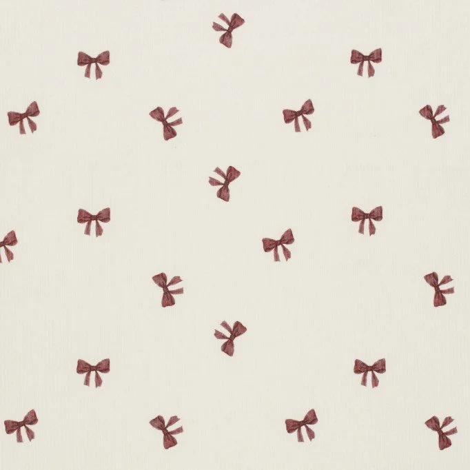 Tissu Maille Tricot Côtelé - Nœud Papillon Bordeaux Tissu Maille Tricot Côtelé - Nœud Papillon Bordeaux - (Tissus Jersey)