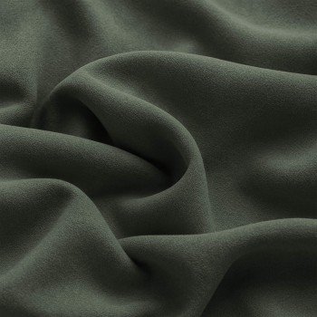 Scuba Suede Jersey Fabric Army Green