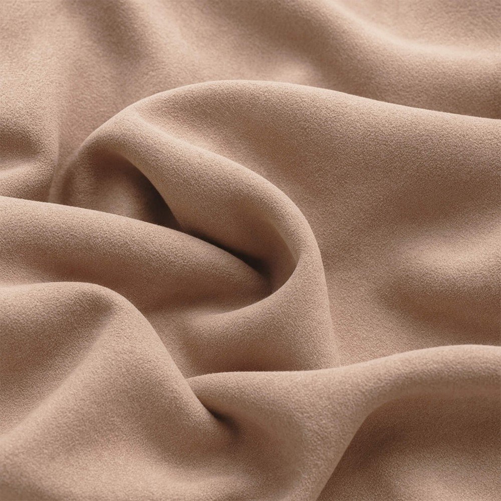 Scuba Suede Jersey Fabric Dark Beige Scuba Suede Jersey Fabric Dark Beige