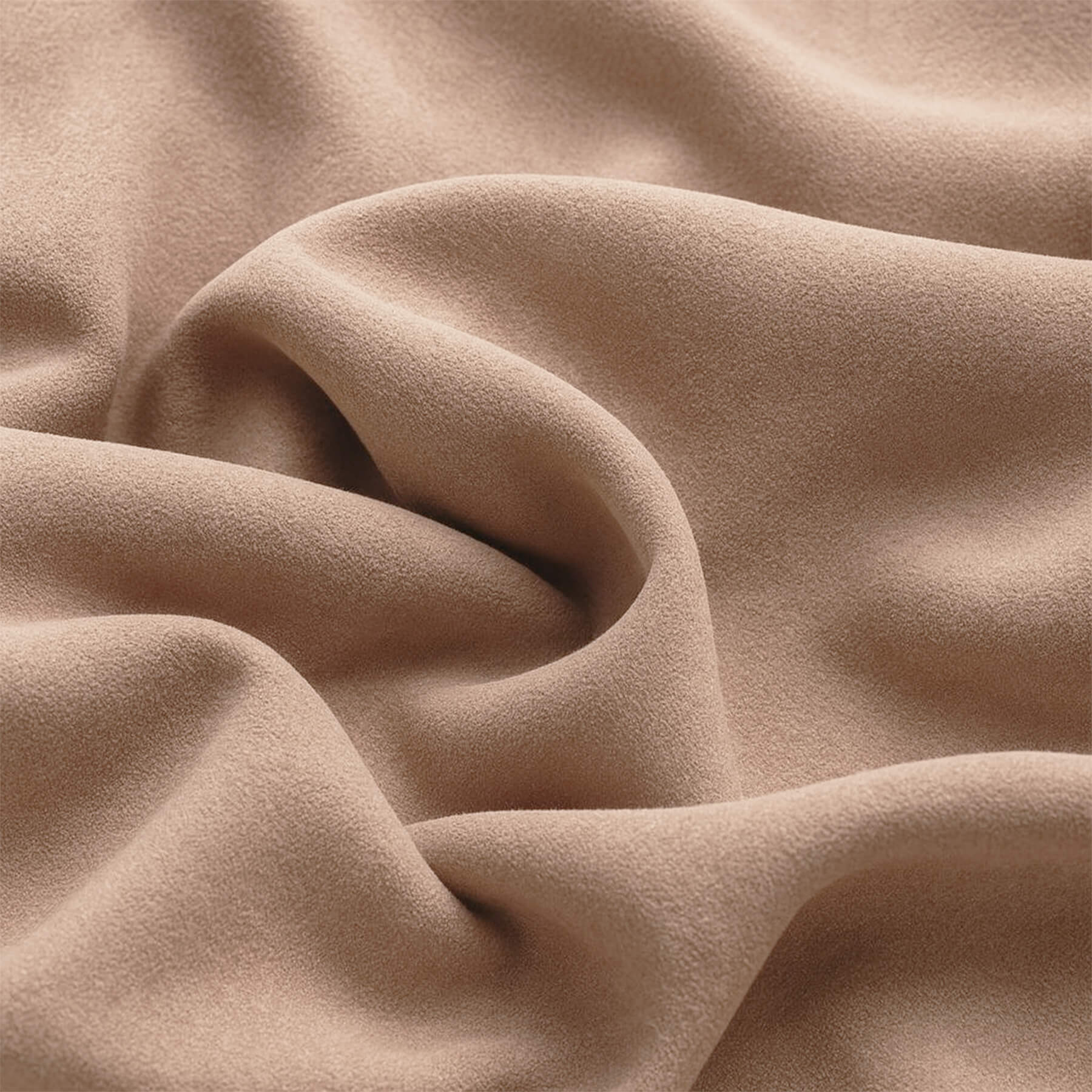 Scuba Suede Jersey Donker Beige