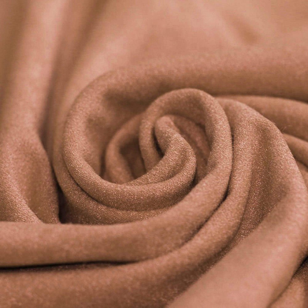 Tissu Suède Stretch (Brossé Double Face) Cacao Tissu Suède Stretch (Brossé Double Face) Cacao - (Tissu Suède )