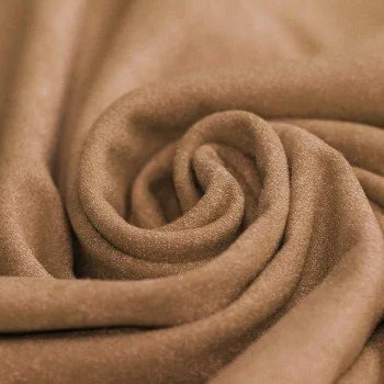Stretch Suede Fabric (Double-Sided Brushed) Camel