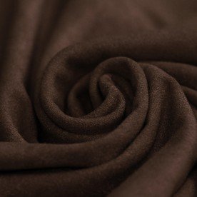Tissu Suède Stretch (Brossé Double Face) Brun Chocolat