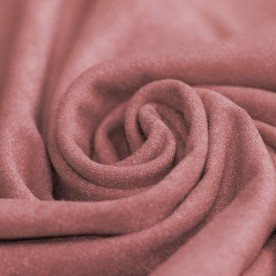Tissu Suède Stretch (Brossé Double Face) Rose Argile