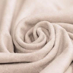 Stretch Suède Stof (Dubbelzijdig Geborsteld) Kiezel Beige