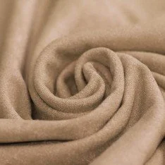 Stretch Suede Fabric (Double-Sided Brushed) Sand Beige