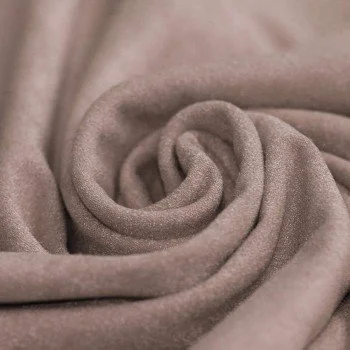 Stretch Suede Fabric (Double-Sided Brushed) Taupe