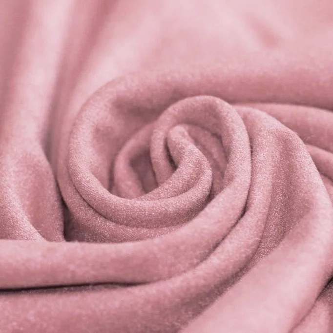 Stretch Suede Fabric (Double-Sided Brushed) Vintage Pink Stretch Suede Fabric (Double-Sided Brushed) Vintage Pink - (Suede Fabric)