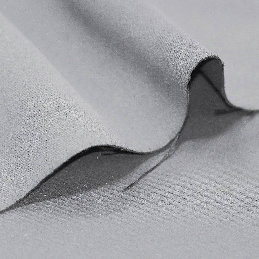 Curtain Fabric (Blackout) Silver Grey