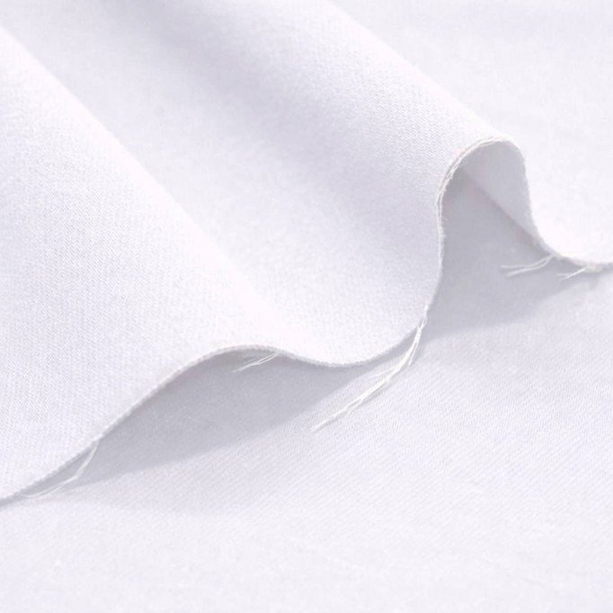 Curtain Fabric (Blackout) White Curtain Fabric (Blackout) White - (Deco Fabrics)