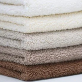 Tessuto Teddy Di Cotone Naturel