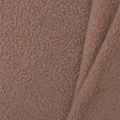 Tissu Mouton De Coton Brun Poussiéreux