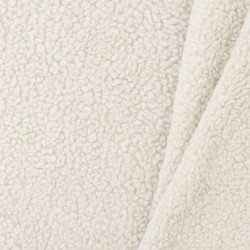 Tessuto Teddy Di Cotone Naturel