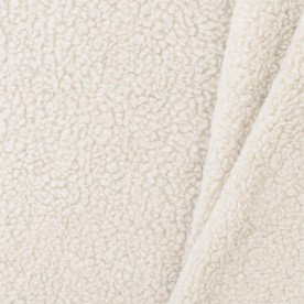 Cotton Teddy Fabric Natural