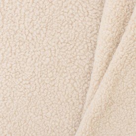 Katoenen Teddy Stof Naturel