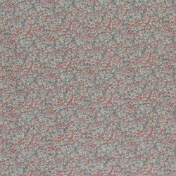 Double Gauze Fabric Digital Print - Pretty Flower Clay Pink