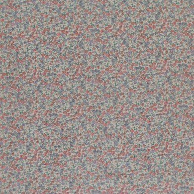 Baumwoll Musselin Stoff Digital - Hübsche Blume Lehm Rosa