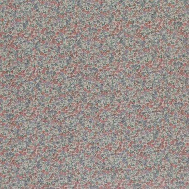 Double Gauze Fabric Digital Print - Pretty Flower Clay Pink