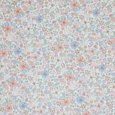 Jersey Cotton Fabric Digital Print - Summertime Feeling Nude Pink