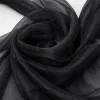 Organza Stof Zwart