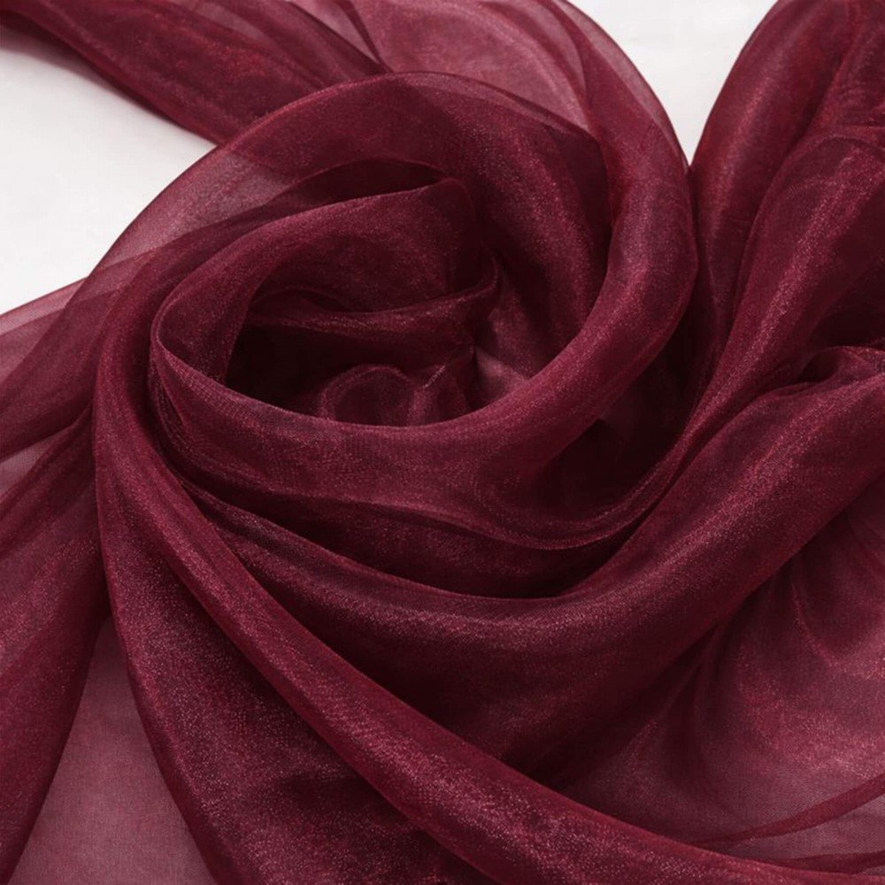 Organza Fabric Bordeaux Organza Fabric Bordeaux