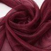 Tissu Organza Bordeaux - (Tissu Organza)