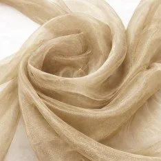 Organza Fabric Champagne Beige
