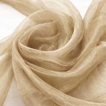 Tissu Organza Synthétique - Dimensions 50 Cm X 150 Cm - Blanc/uni - Pour Couture Créative Et Robes De Mariée