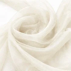 Organza Fabric Ecru