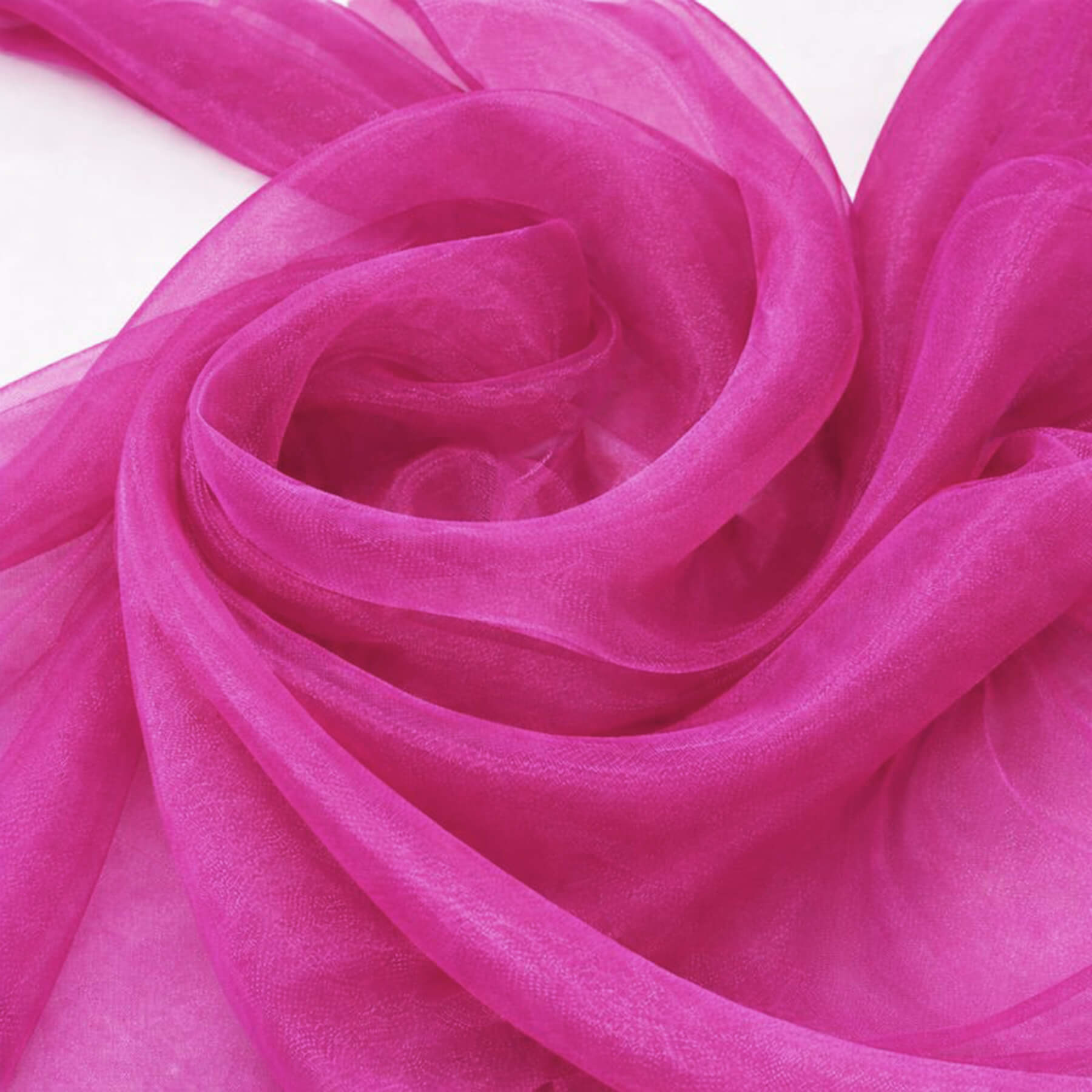 Organza Stof Fuchsia