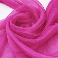 Organza Stoff Fuchsia