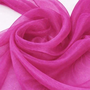 Organza Stoff Fuchsia