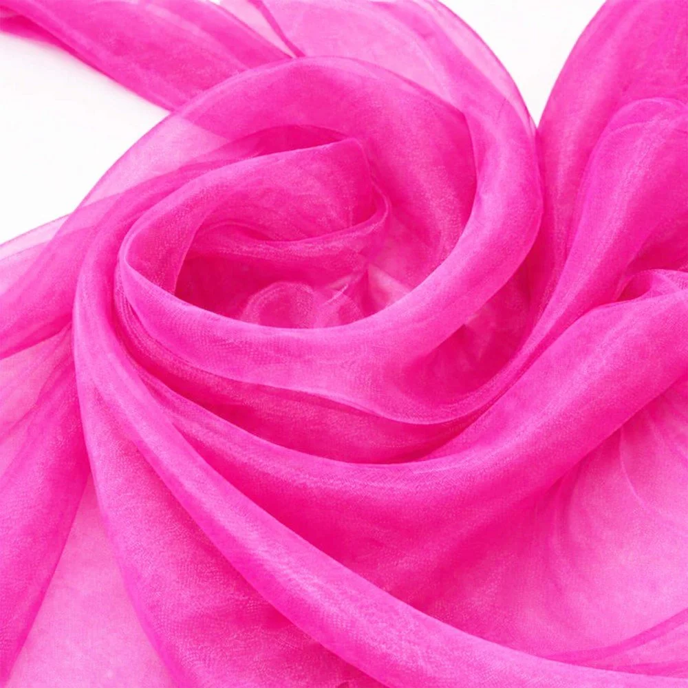 Organza Stof Fel Roze Organza Stof Fel Roze