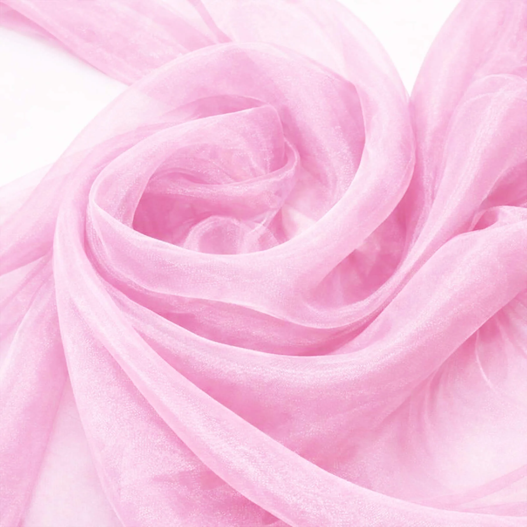 Organza Stof Roze