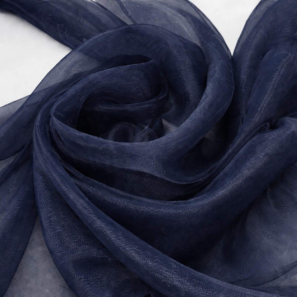 Organza Fabric Navy Organza Fabric Navy