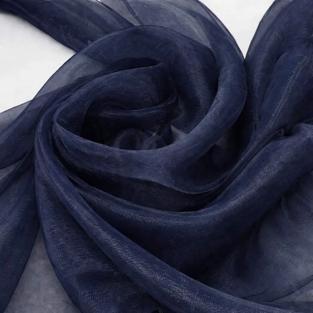 Organza Stof Marine Organza Stof Marine