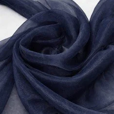 Organza Fabric Navy