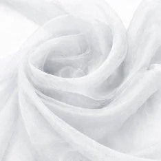 Organza Fabric White