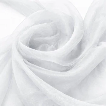 Tkanina Organza Biały