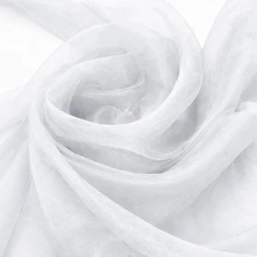 Organza Stoff Weiß - (Organza Stoffe)