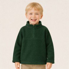 Tkanina Polar Ciemny Zieleń