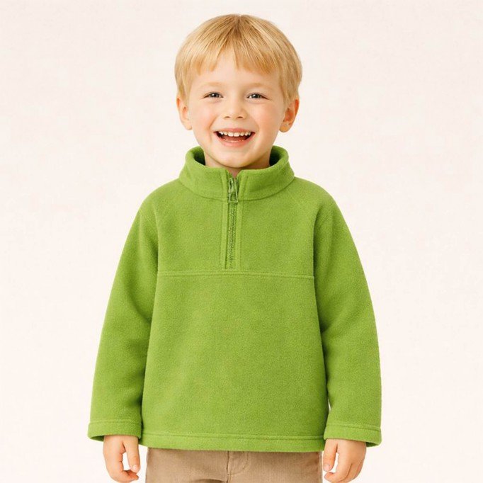 Polar Fleece Stoff Lime  - (Polar Fleece Stoffe)