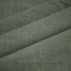 Stonewashed Linnen Stof (Slubtextuur) Leger Groen