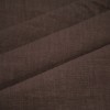 Stonewashed Linnen Stof (Slubtextuur) Chocolade Bruin