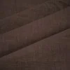 Stonewashed Leinenstoff (Slub Struktur) Schokobraun