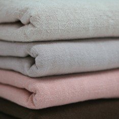 Stonewashed Linnen Stof (Slubtextuur) Zwart Stonewashed Linnen Stof (Slubtextuur) Zwart