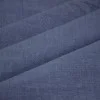 Tkanina Len Stonewashed (Slub Weave) Ciemny Dżinsu