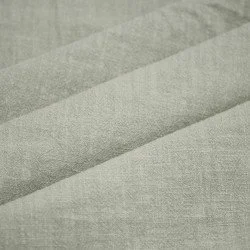 Stonewashed Linnen Stof (Slubtextuur) Dusty Groen
