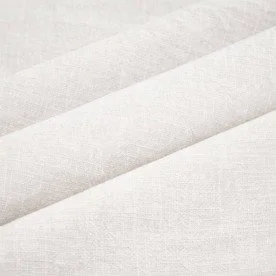 Stonewashed Linen Fabric (Slub Texture) Ecru